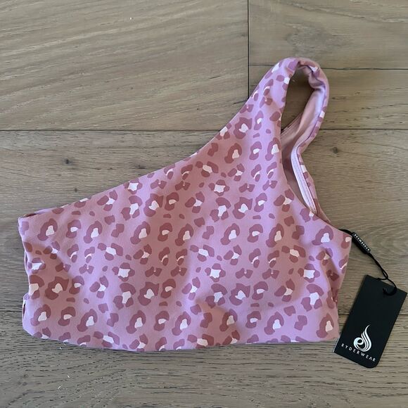 Ryderwear Other - Ryderwear Adapt One Shoulder Sports Bra Size S | Pink Leopard Print